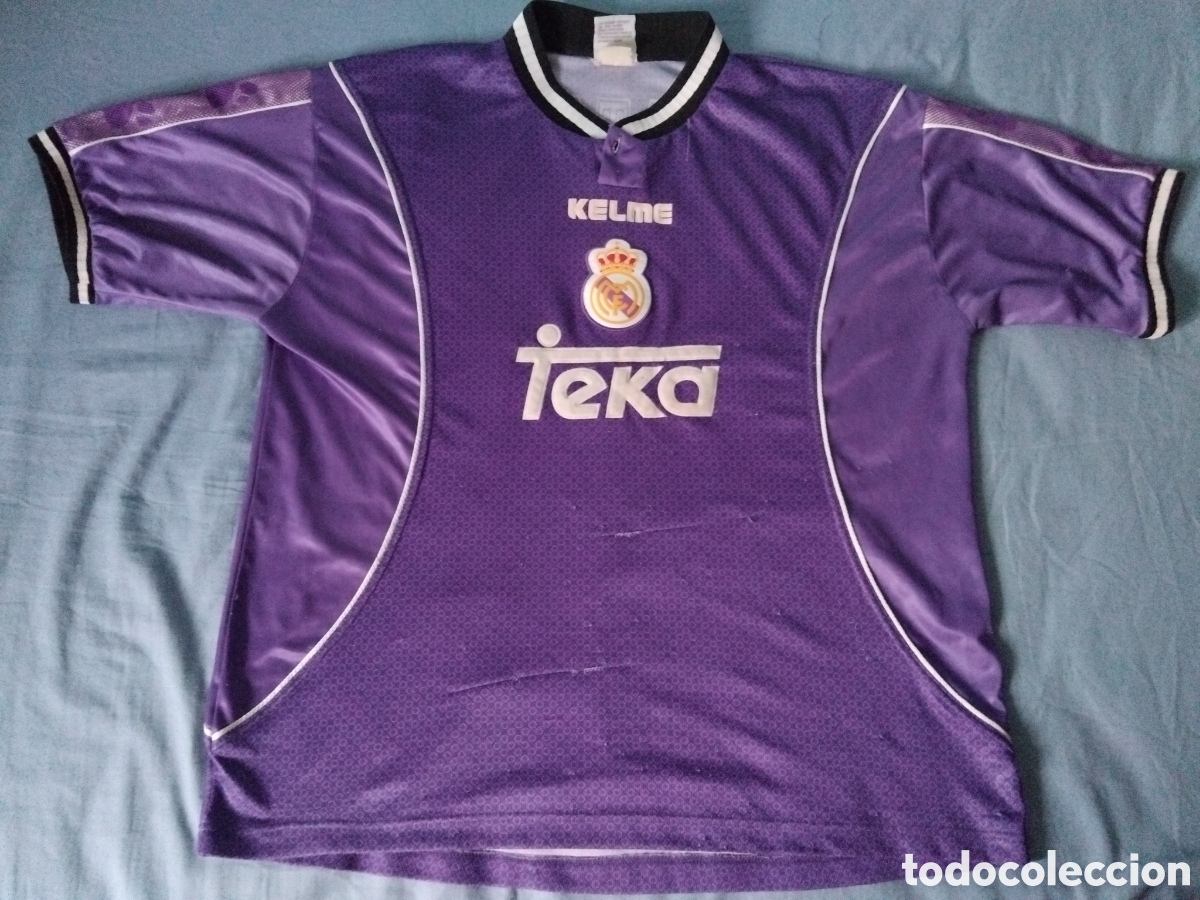 Coleccionismo deportivo: AzCamiseta R.Madrid 97/98 talla XXL. Mijatovic