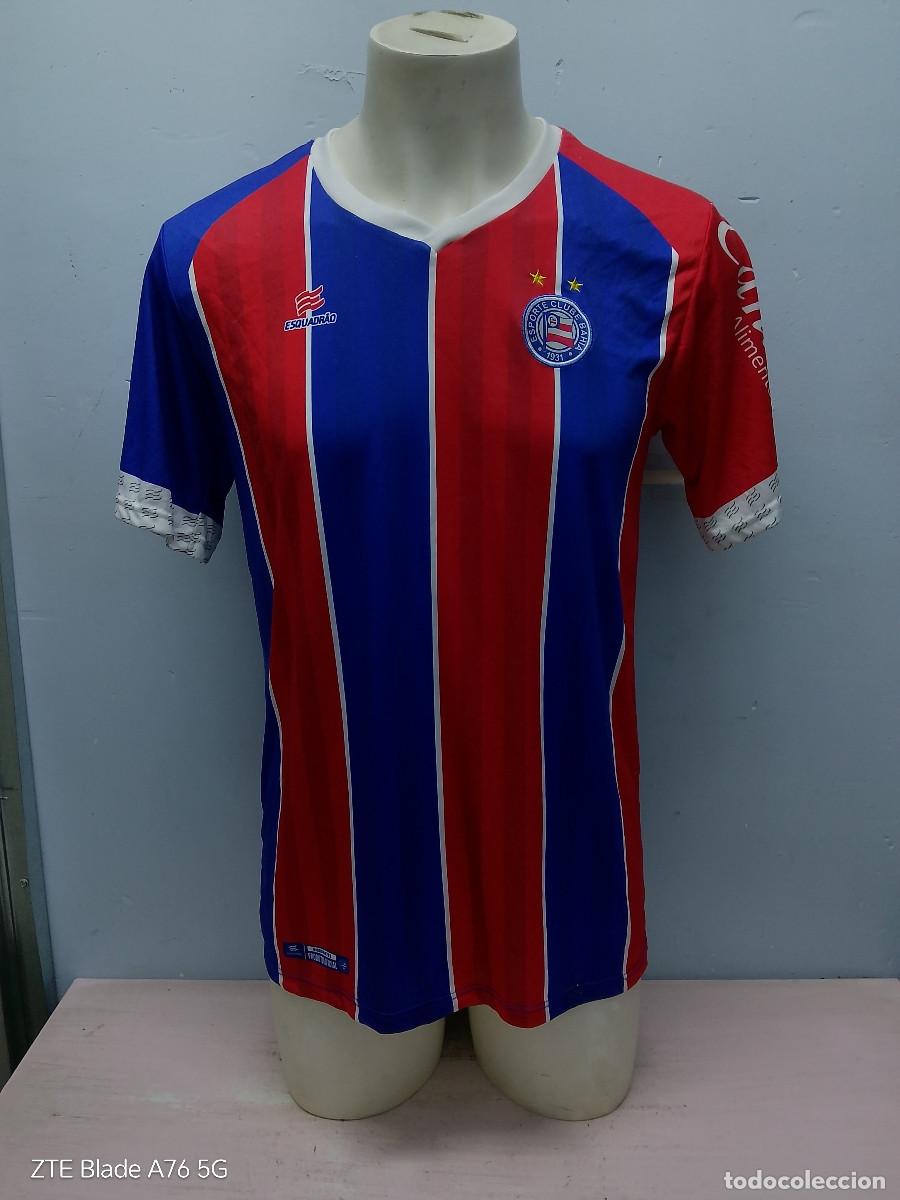 Coleccionismo deportivo: Esporte Clube Bahia Brasil camiseta futbol football shirt M 54cts