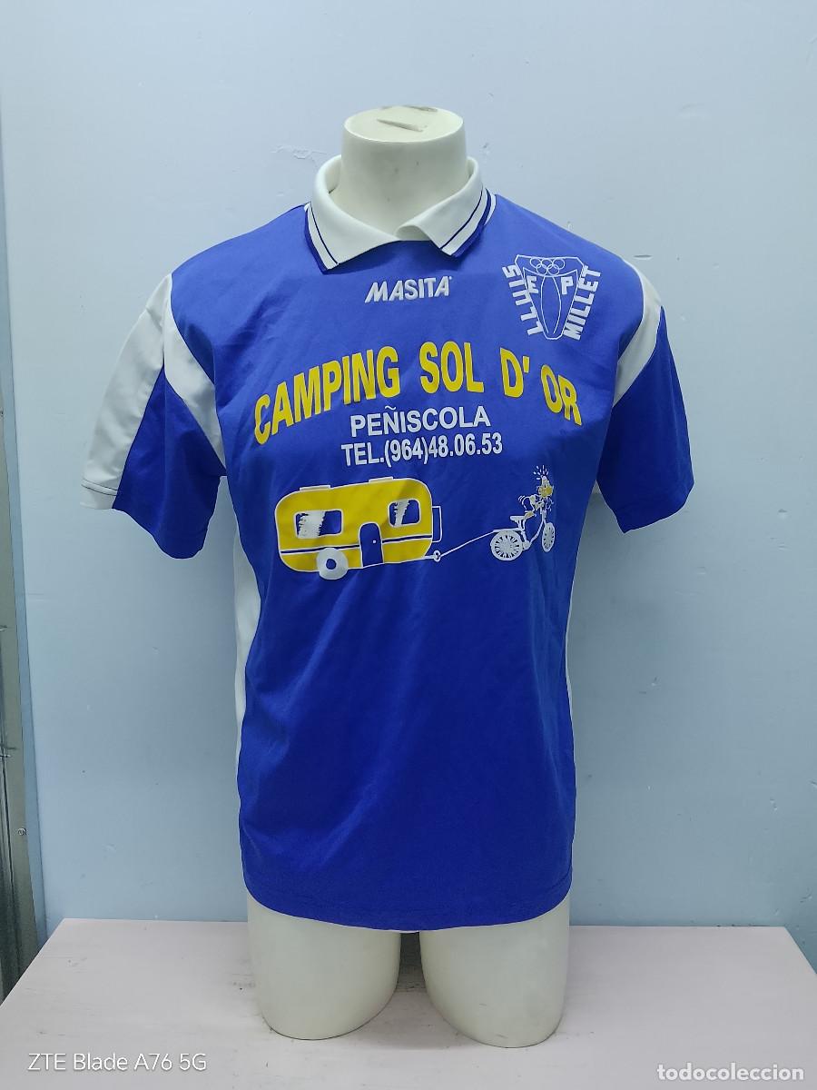 Coleccionismo deportivo: CP Millet Pe&ntilde;iscola futbol camiseta L