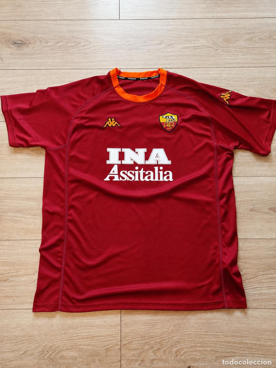 Coleccionismo deportivo: Camiseta AS Roma 2000/2001 - Totti - Talla XXL