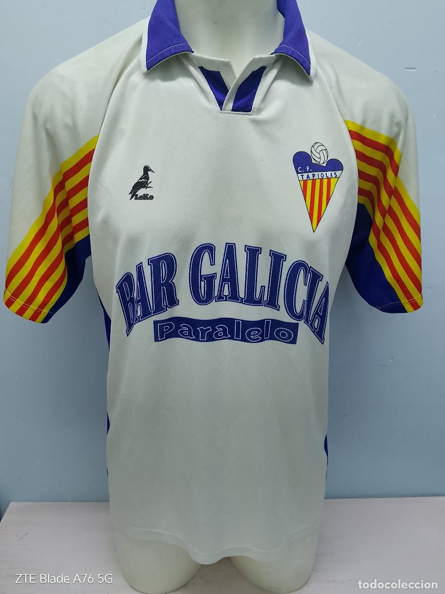 Coleccionismo deportivo: CF Tapioles Poble Sec Barcelona camiseta futbol football shirt vintage xl
