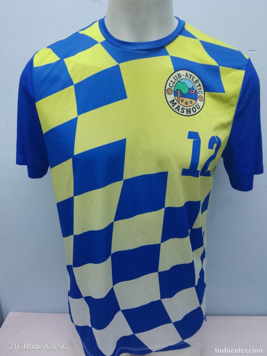 Coleccionismo deportivo: Cllub Atletic Masnou catalunya camiseta futbol football shirt L
