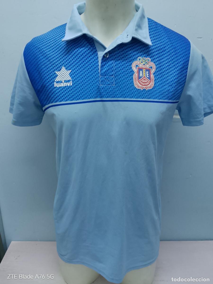 Coleccionismo deportivo: Agrupaci&oacute; Esportiva Bon Pastor camiseta futbol Barcelona m 54cts
