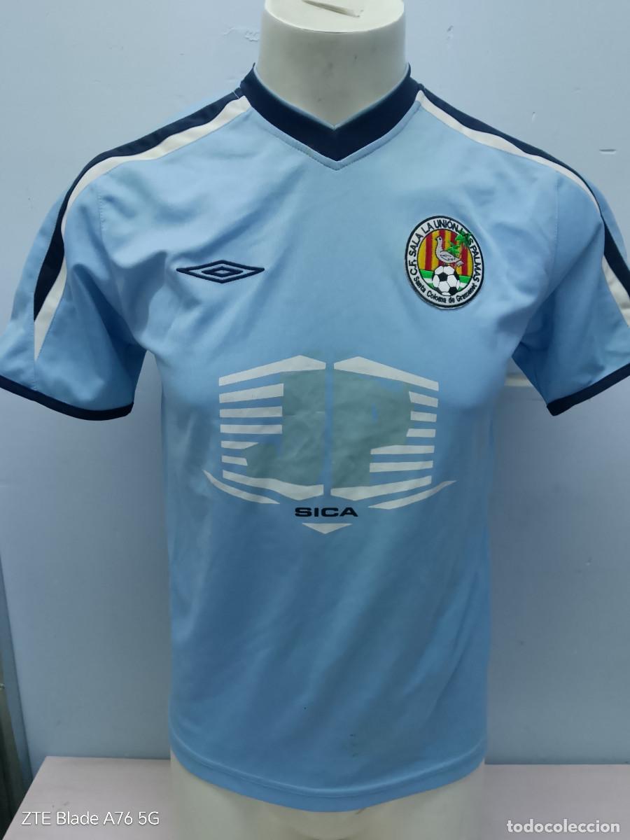 Coleccionismo deportivo: C.F.S. La Uni&oacute;n Las Palmas santa coloma gramanet camiseta futbol xs 60cts
