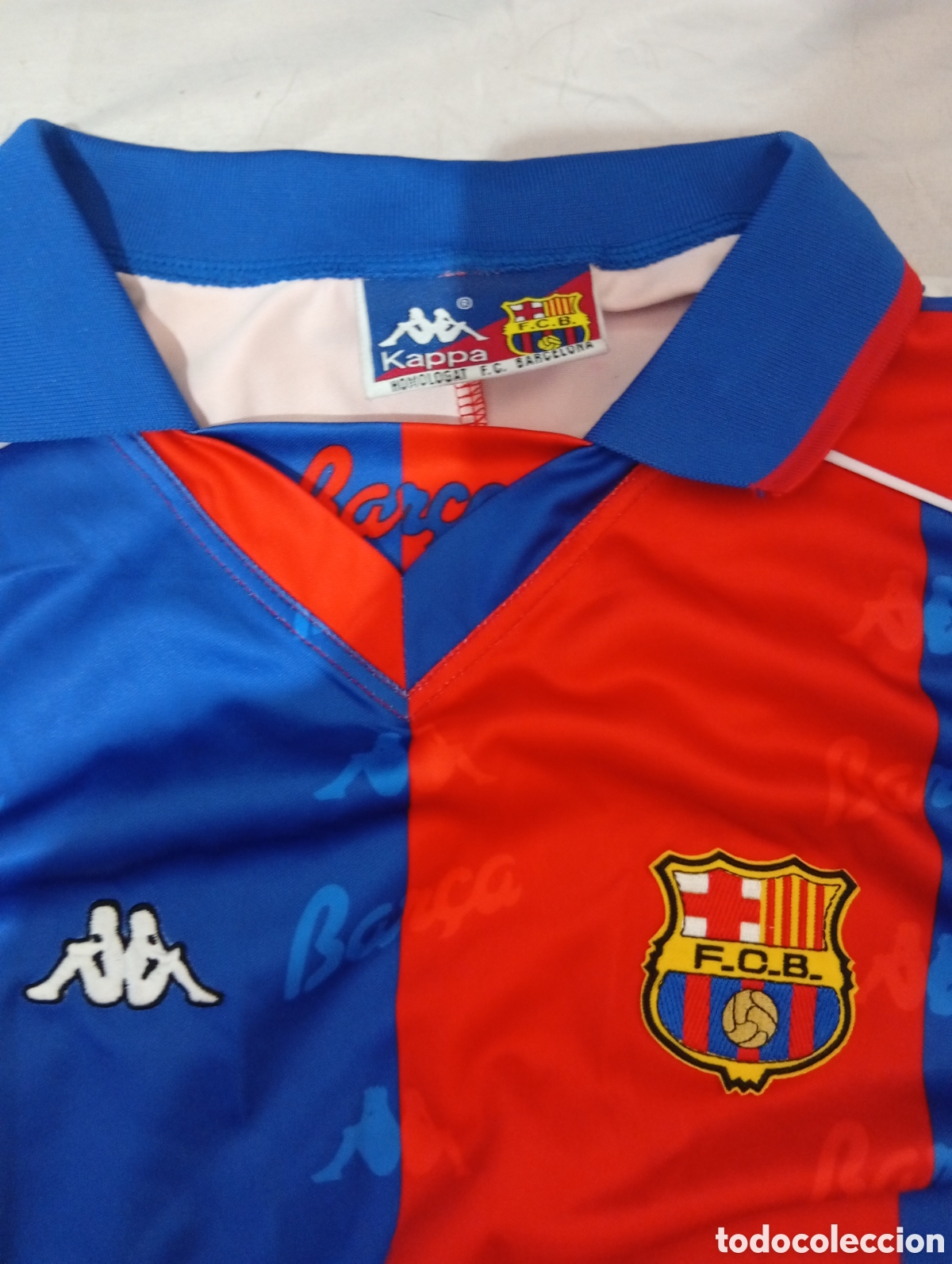 Coleccionismo deportivo: Camiseta kappa a&ntilde;os noventa f&uacute;tbol club Barcelona