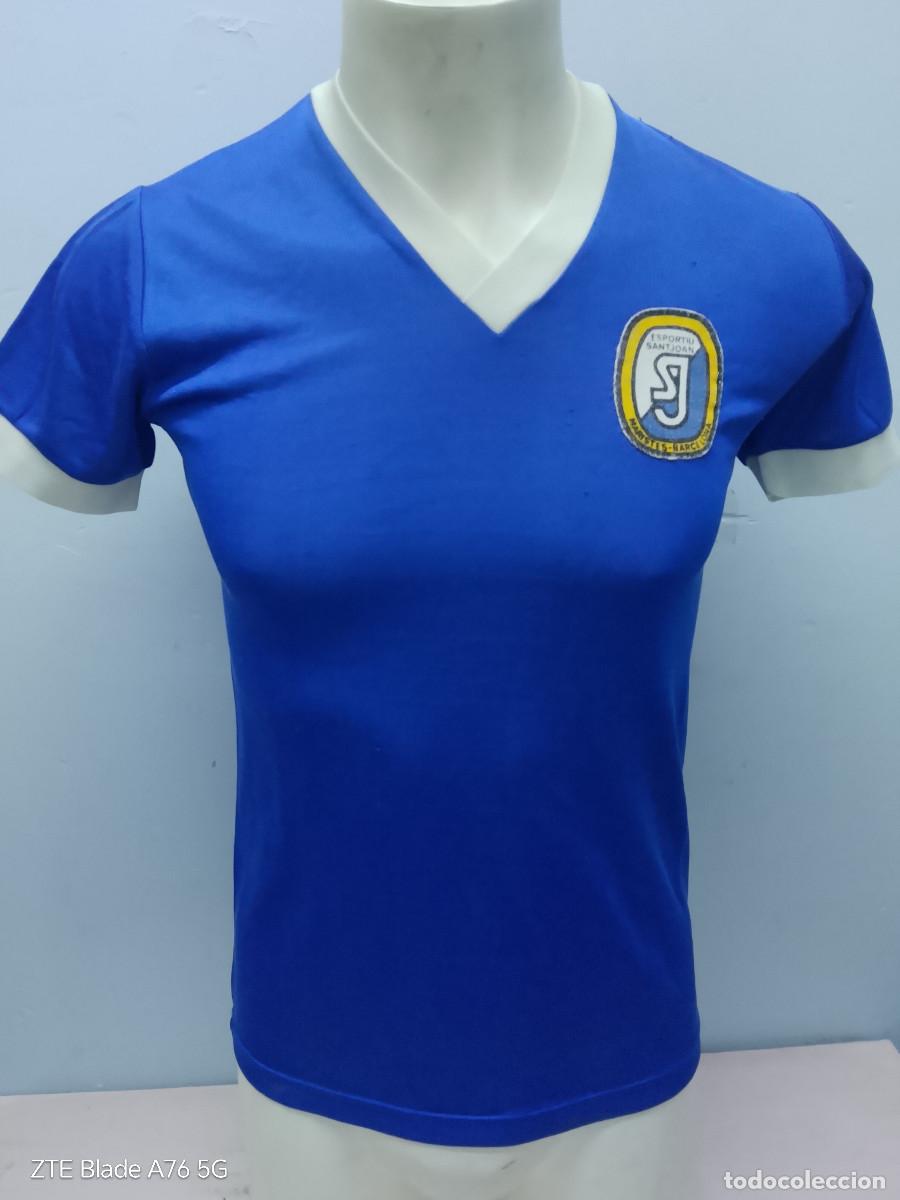 Coleccionismo deportivo: Maristes Sant Joan 1980 camiseta futbol football shirt Catalunya Barcelona S 48cts