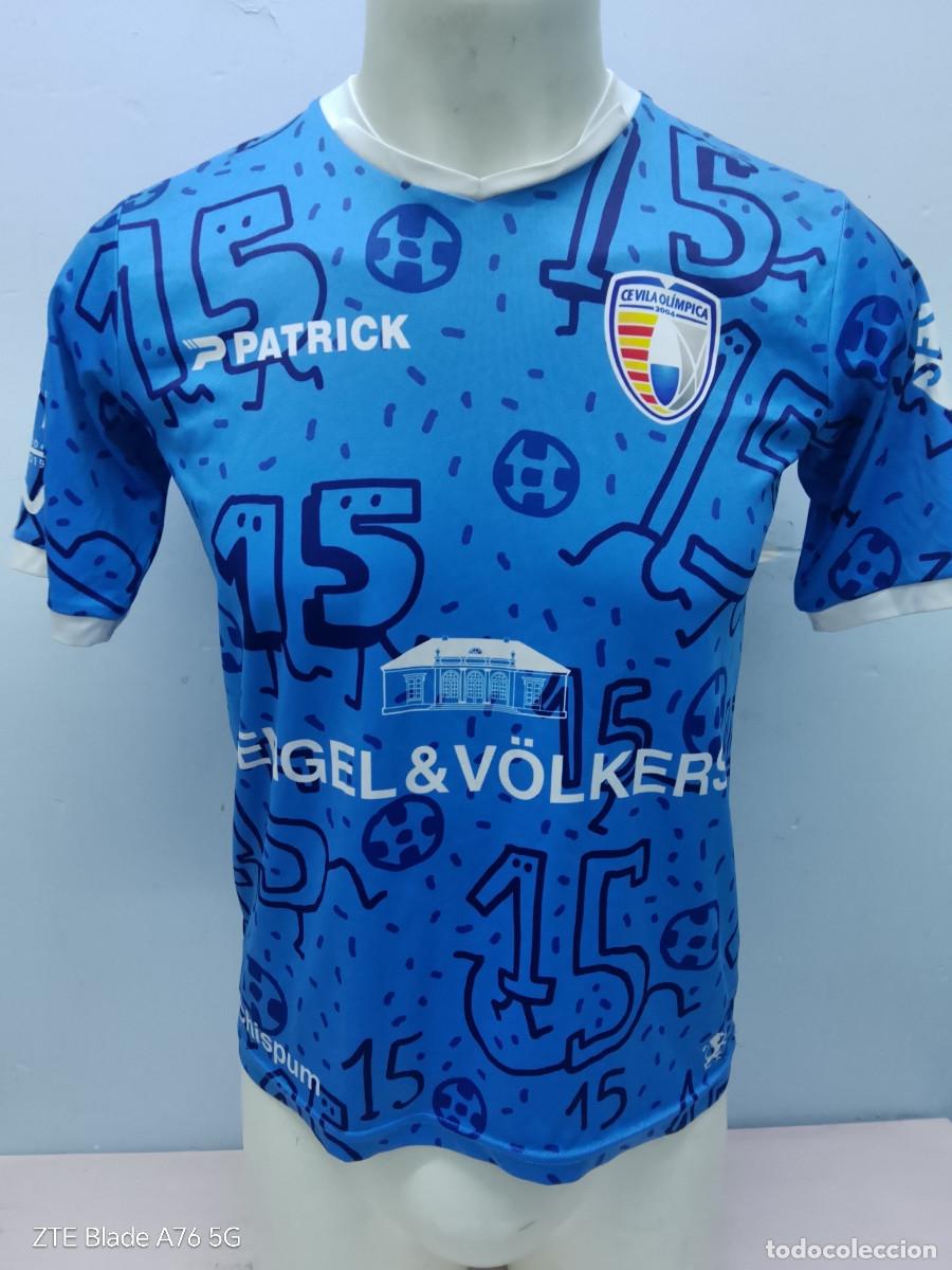 Coleccionismo deportivo: CE Vila Olimpica camiseta futbol football shirt Catalunya Barcelona S 51cts