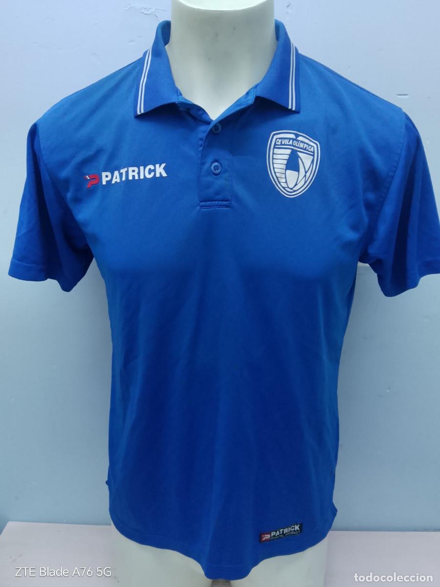 Coleccionismo deportivo: CE Vila Olimpica Barcelona Staff camiseta entreno futbol L