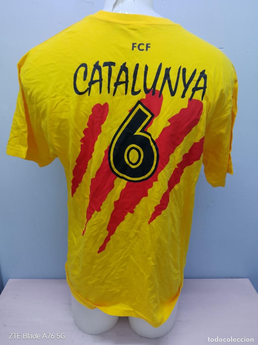 Coleccionismo deportivo: Catalunya Seleccion federacion camiseta futbol L 57cts match