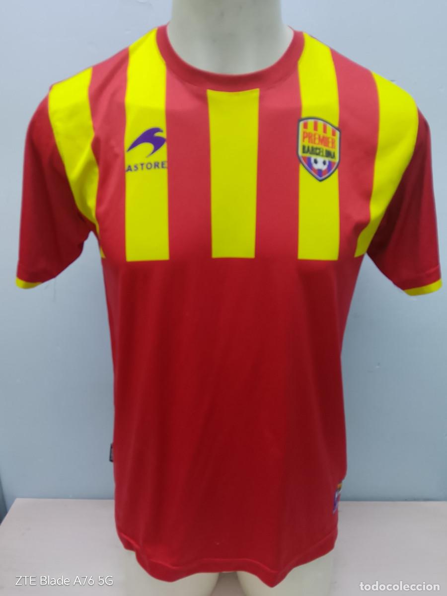 Coleccionismo deportivo: Premier barcelona camiseta futbol football shirt catalunya senyera L