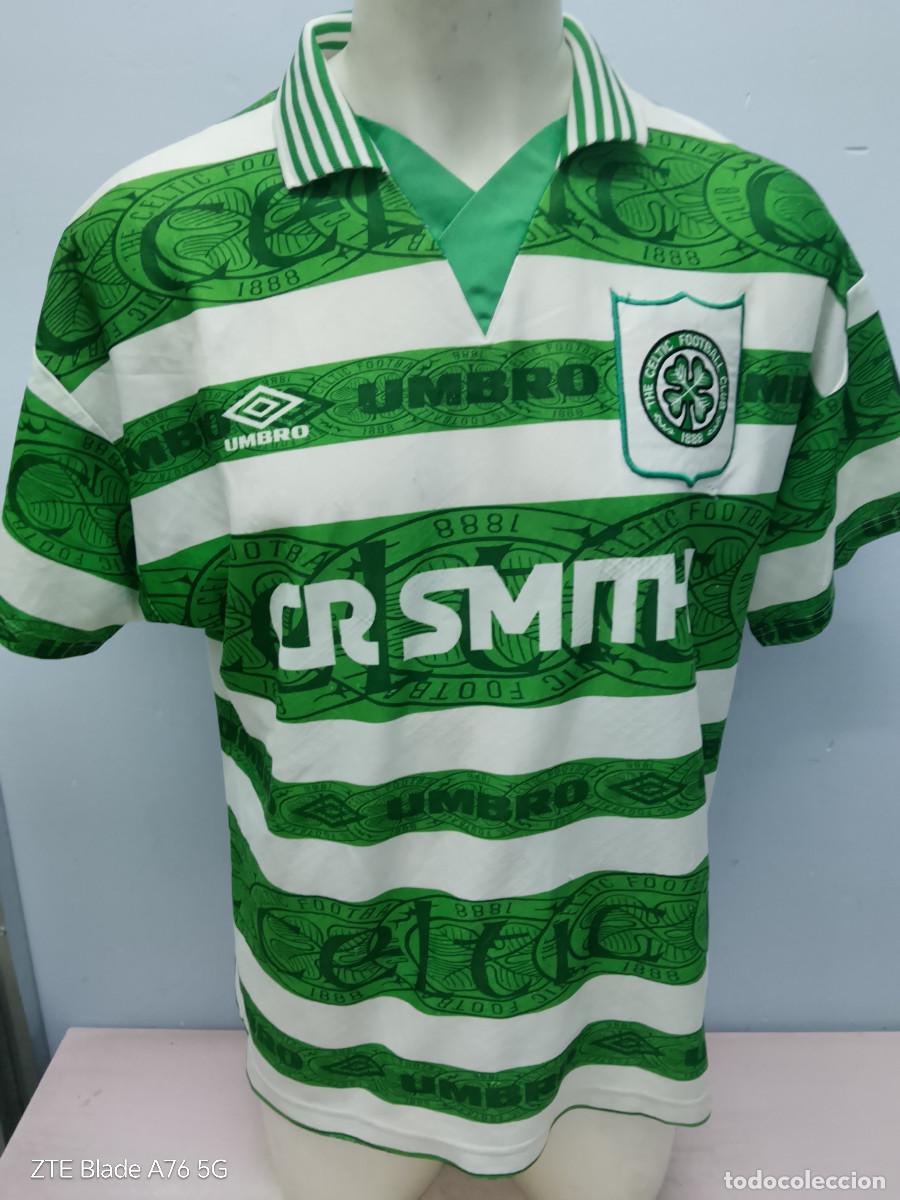 Coleccionismo deportivo: Celtic F.C. 1995-1996 scotland football shirt camiseta futbol vintage L 59cts