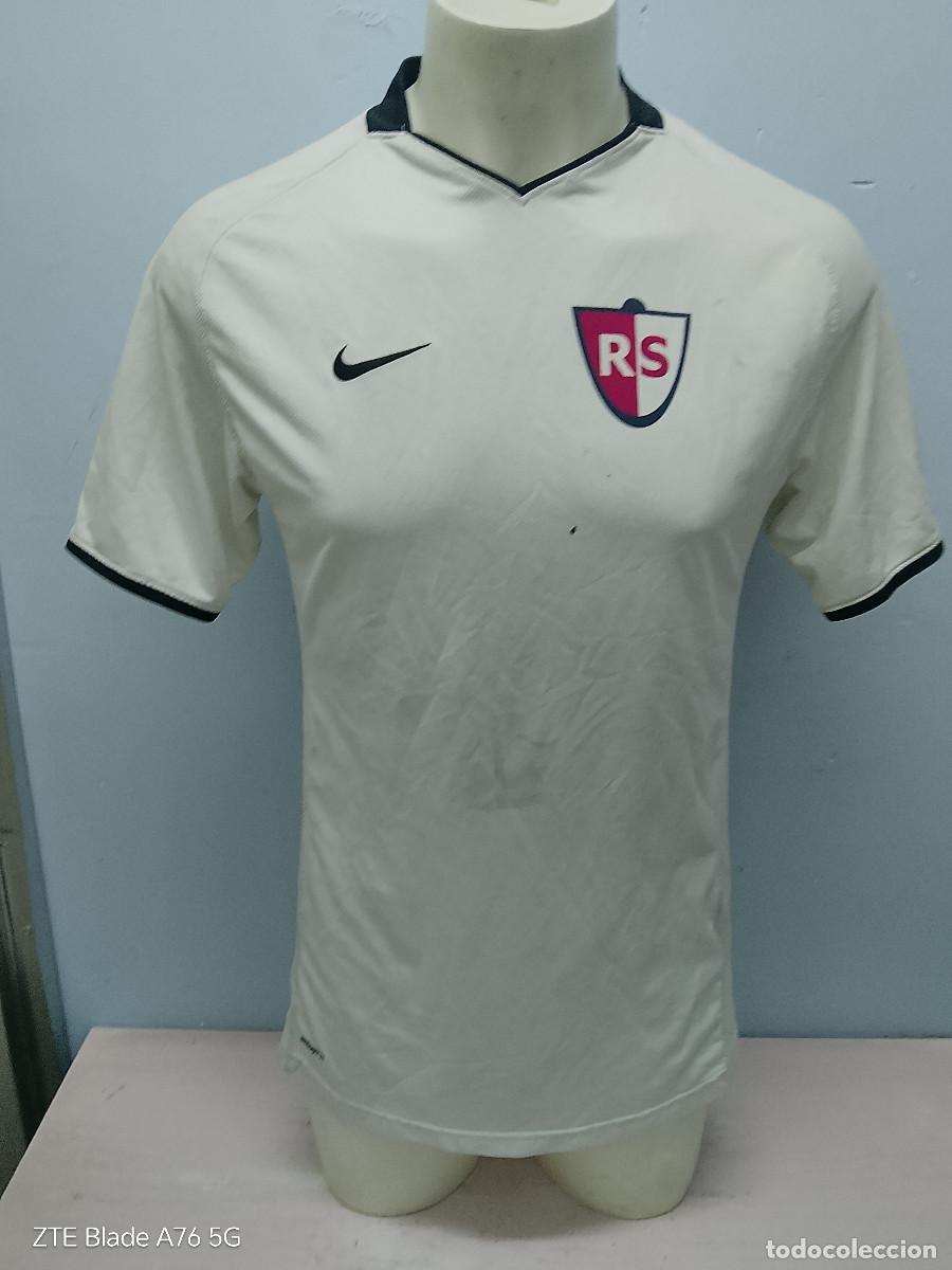 Coleccionismo deportivo: Racing de Sarria Barcelona camiseta futbol football shirt L 52cts