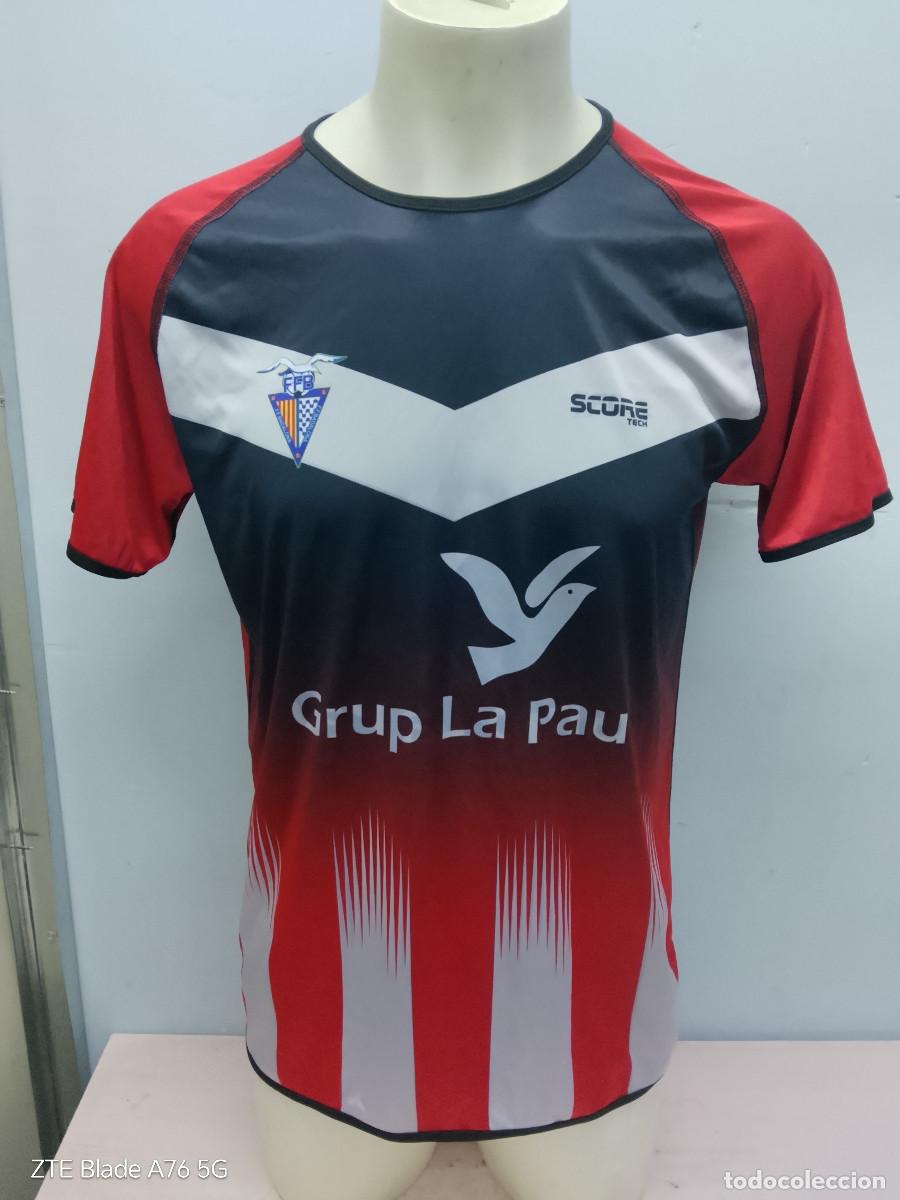 Coleccionismo deportivo: CF Badalona (reversible) camiseta futbol football shirt M 55cts