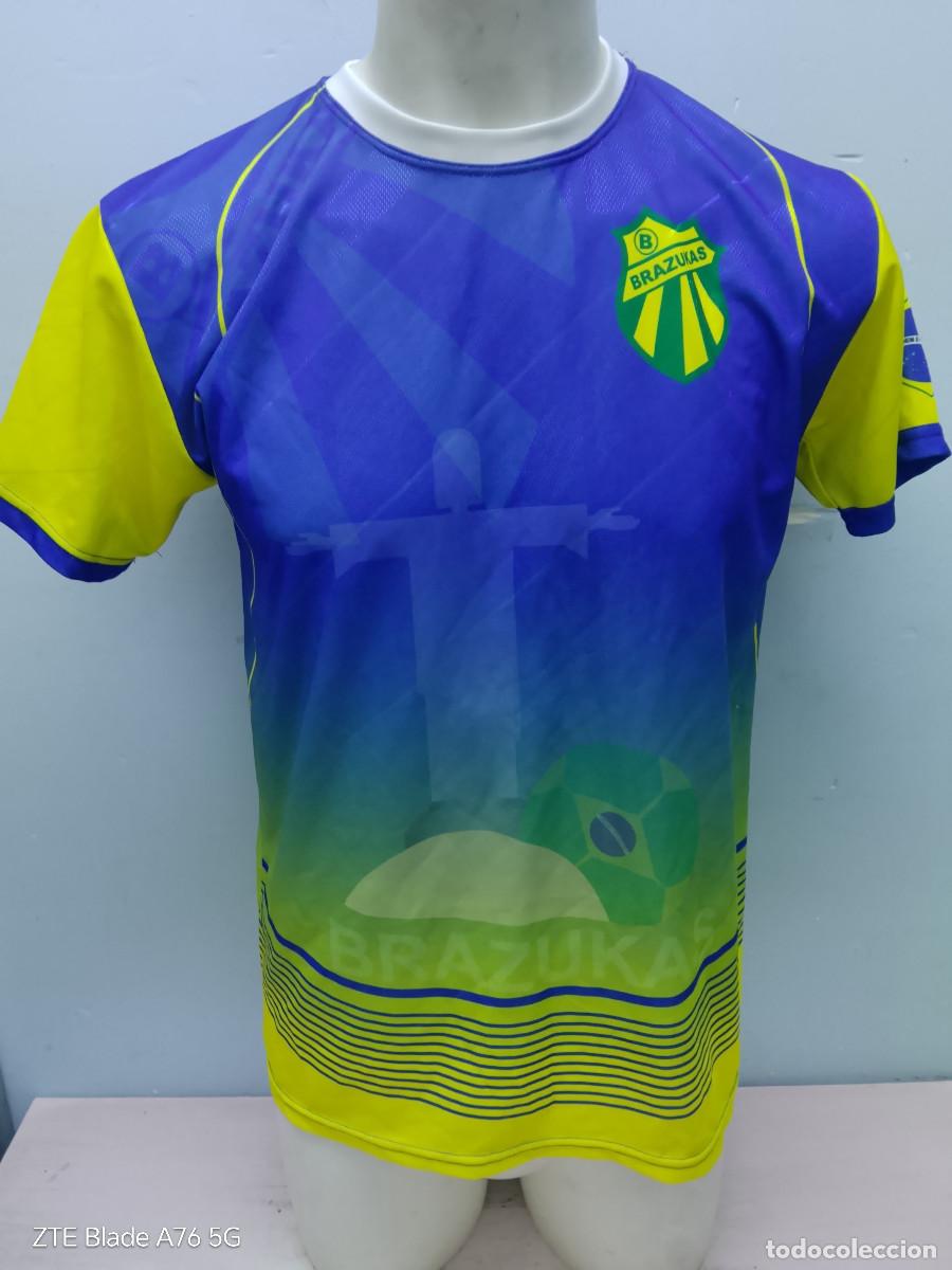 Coleccionismo deportivo: Brazukas FC Brasil camiseta futbol football shirt M 55cts