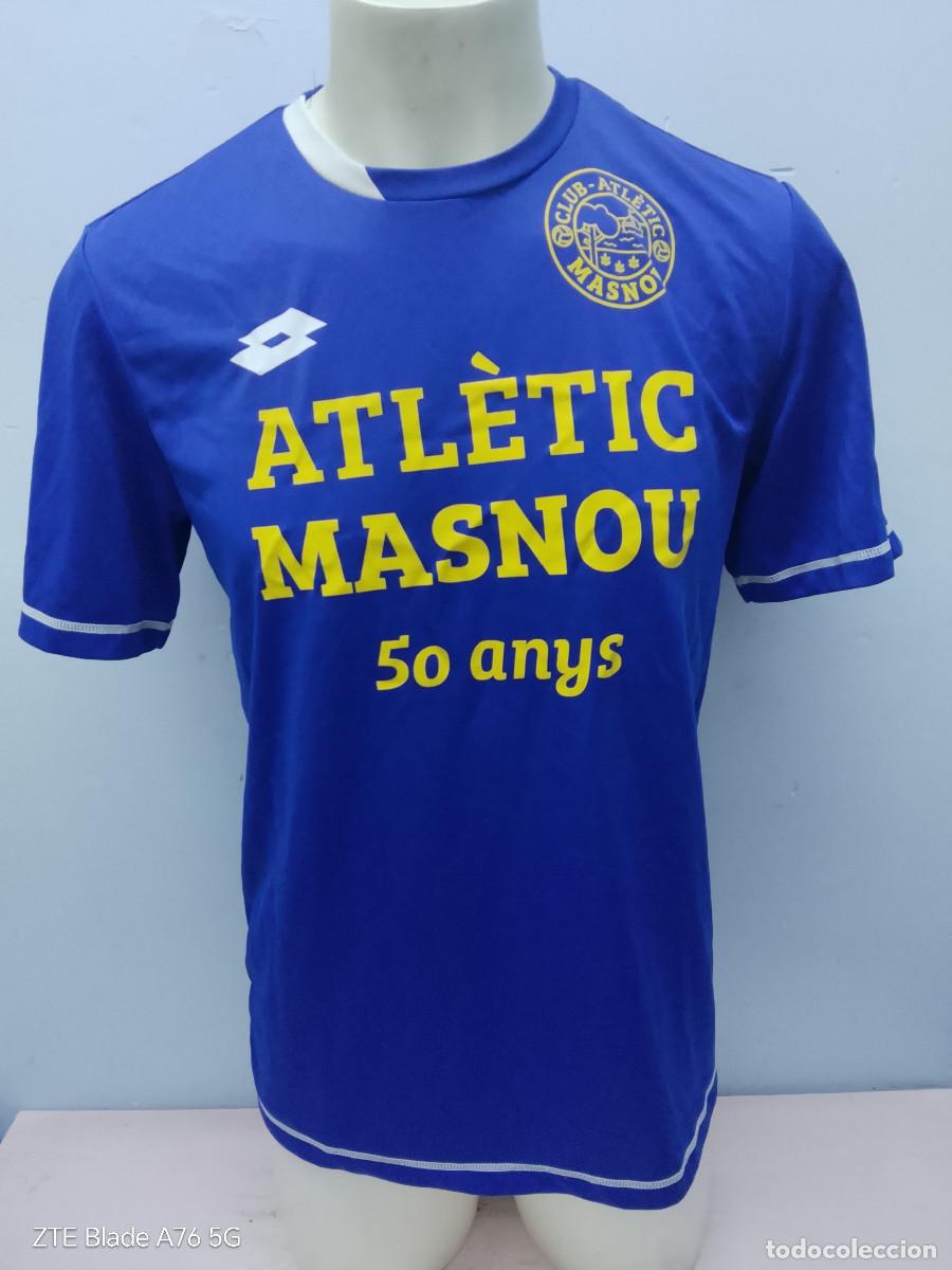 Coleccionismo deportivo: Club Atletic Masnou camiseta futbol football shirt catalunya L