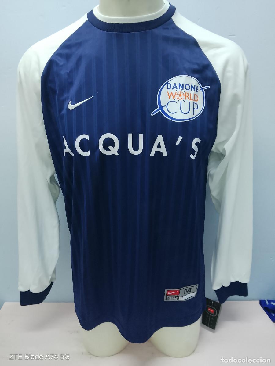 Coleccionismo deportivo: Danone Nations Cup World Cup camiseta futbol torneo M 57cts