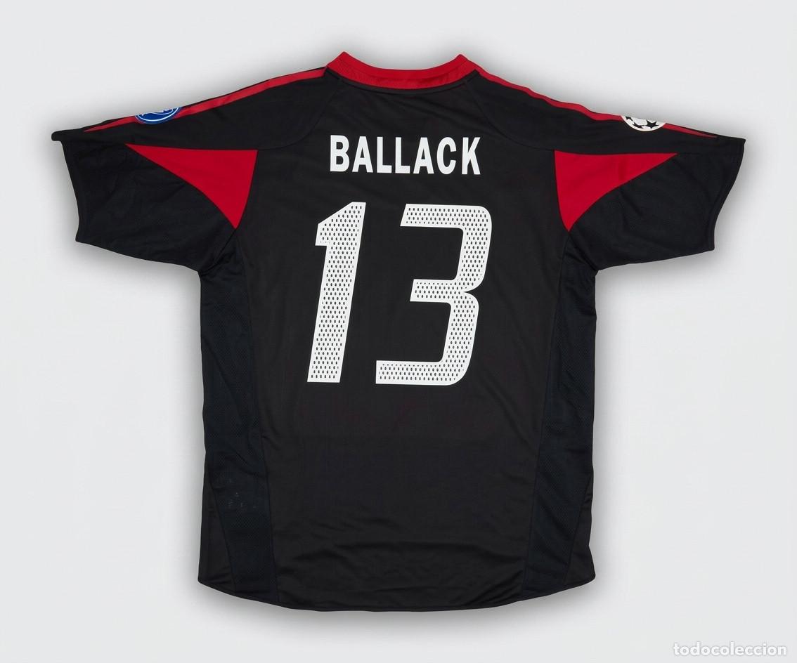 Coleccionismo deportivo: Camiseta Bayer Leverkusen 2001-2002 Ballack 13 Adidas Alemania Futbol Original