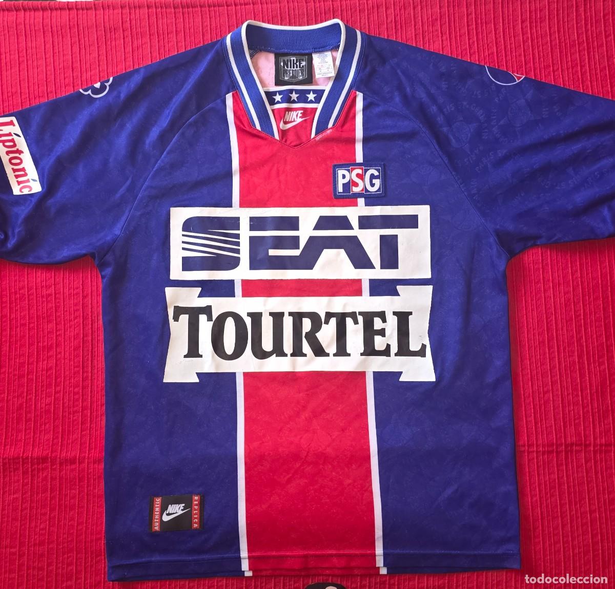 Coleccionismo deportivo: Camiseta PSG nike temporada 94/95 talla M