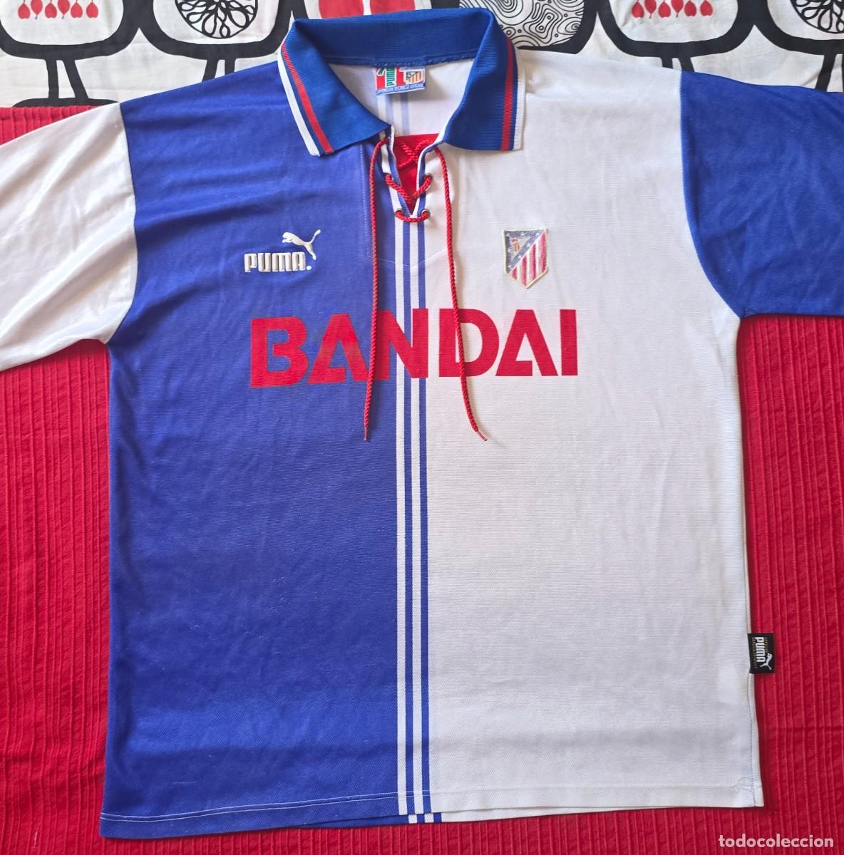 Coleccionismo deportivo: Camiseta Atl&eacute;tico Madrid 96/97 Puma Bandai TM