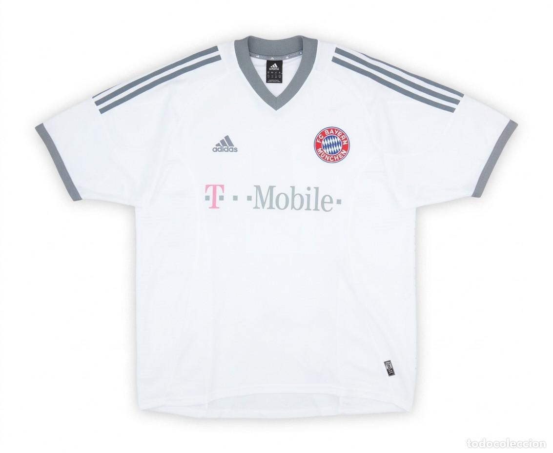 Coleccionismo deportivo: Camiseta Adidas Bayern Munich 2004 2005 Segunda Equipacion Ballack 13 Alemania Futbol