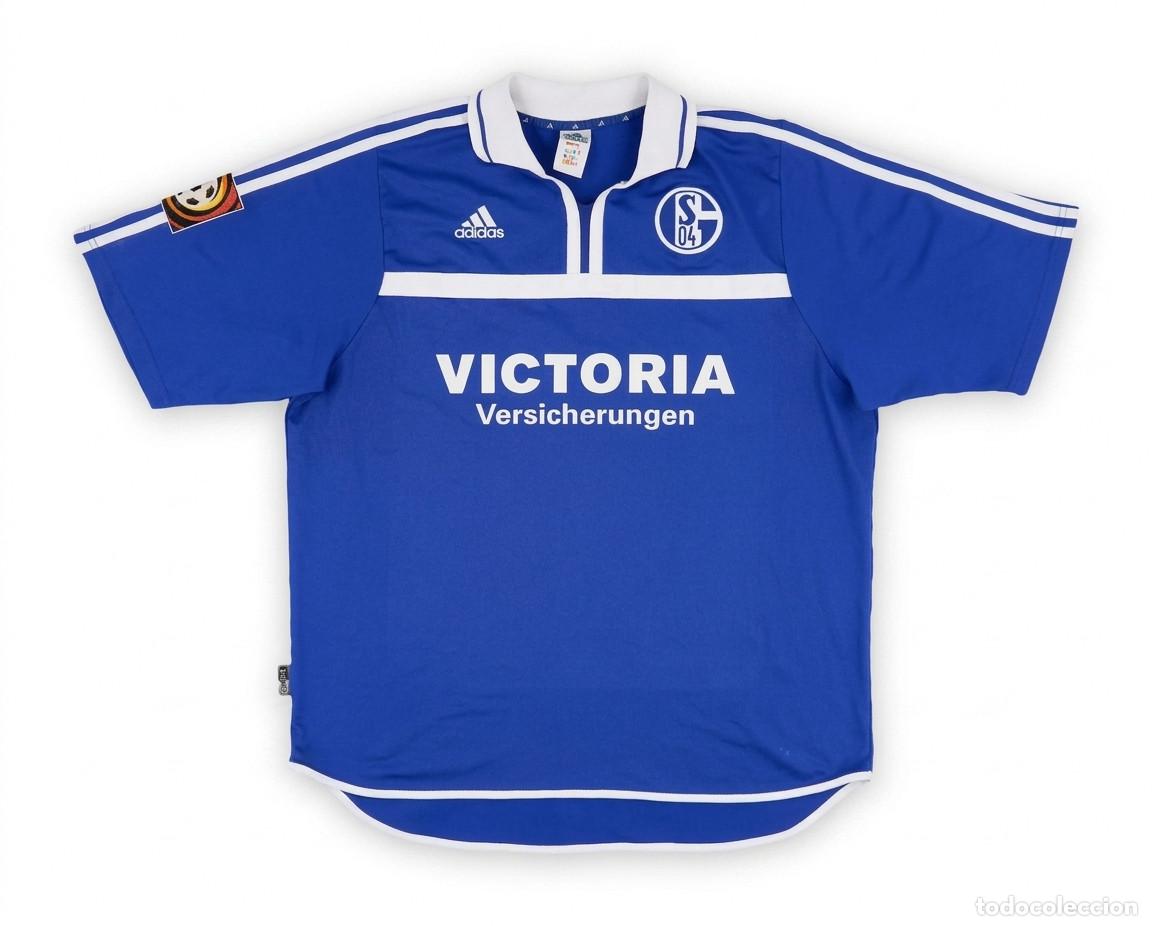 Coleccionismo deportivo: Camiseta Adidas Schalke 04 2000 2002 Primera Equipacion Alemania Futbol