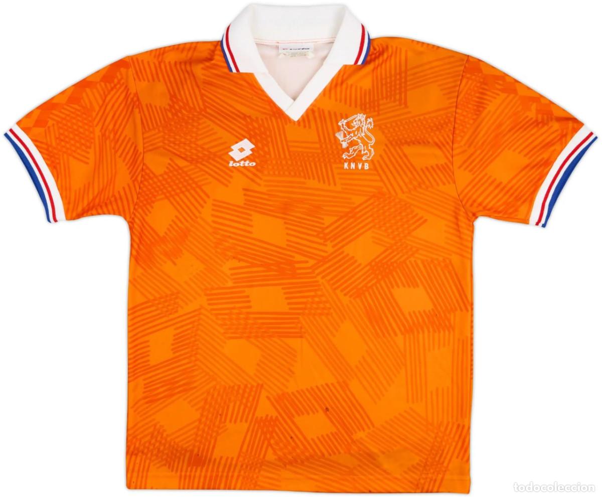 Coleccionismo deportivo: Lotto Netherlands 1992 1994 Home Jersey Dutch National Team Soccer Shirt