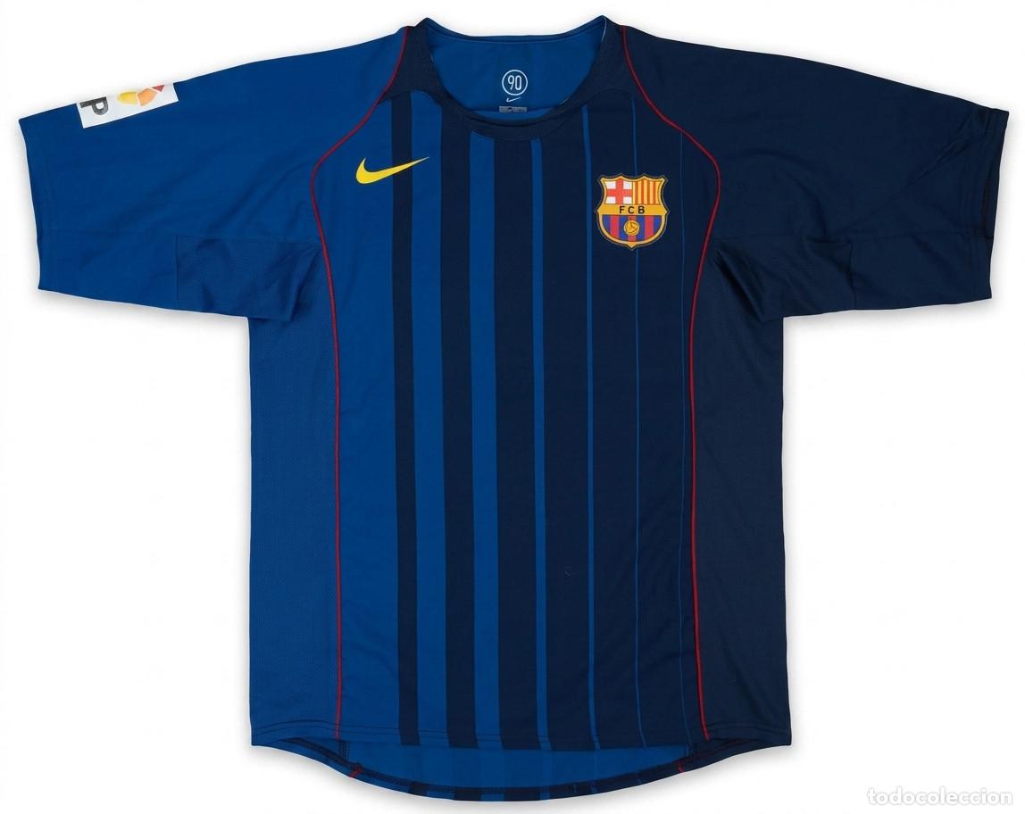 Coleccionismo deportivo: Nike FC Barcelona 2004 2005 Away Jersey Spain Soccer Shirt T90