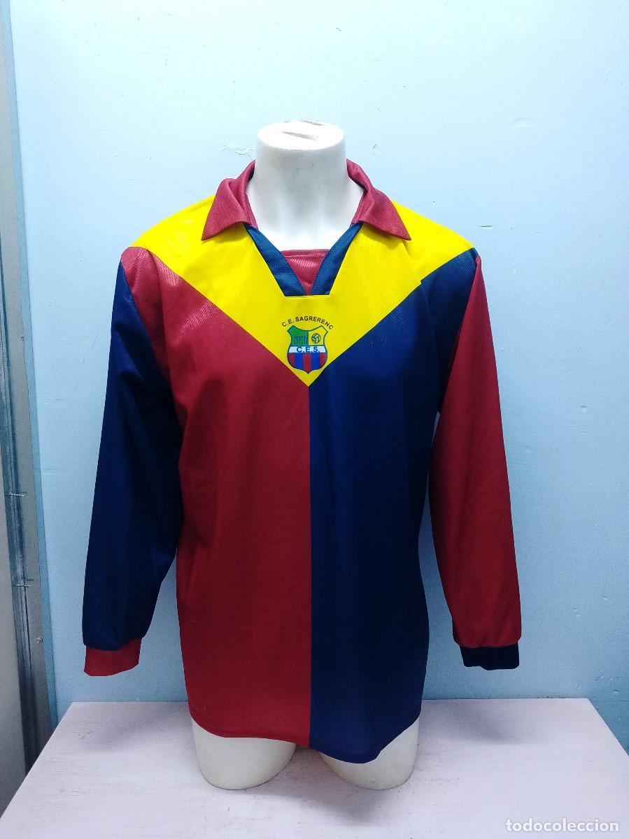 Coleccionismo deportivo: CE Sagrerenc Barcelona La Sagrera camiseta futbol football shirt L