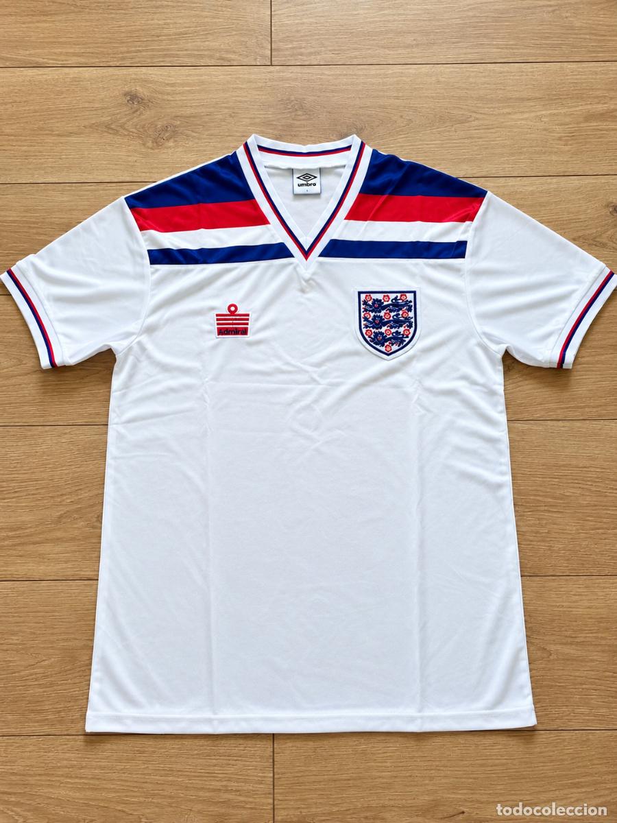 Coleccionismo deportivo: Camiseta Inglaterra Mundial 82 (Talla XXL)