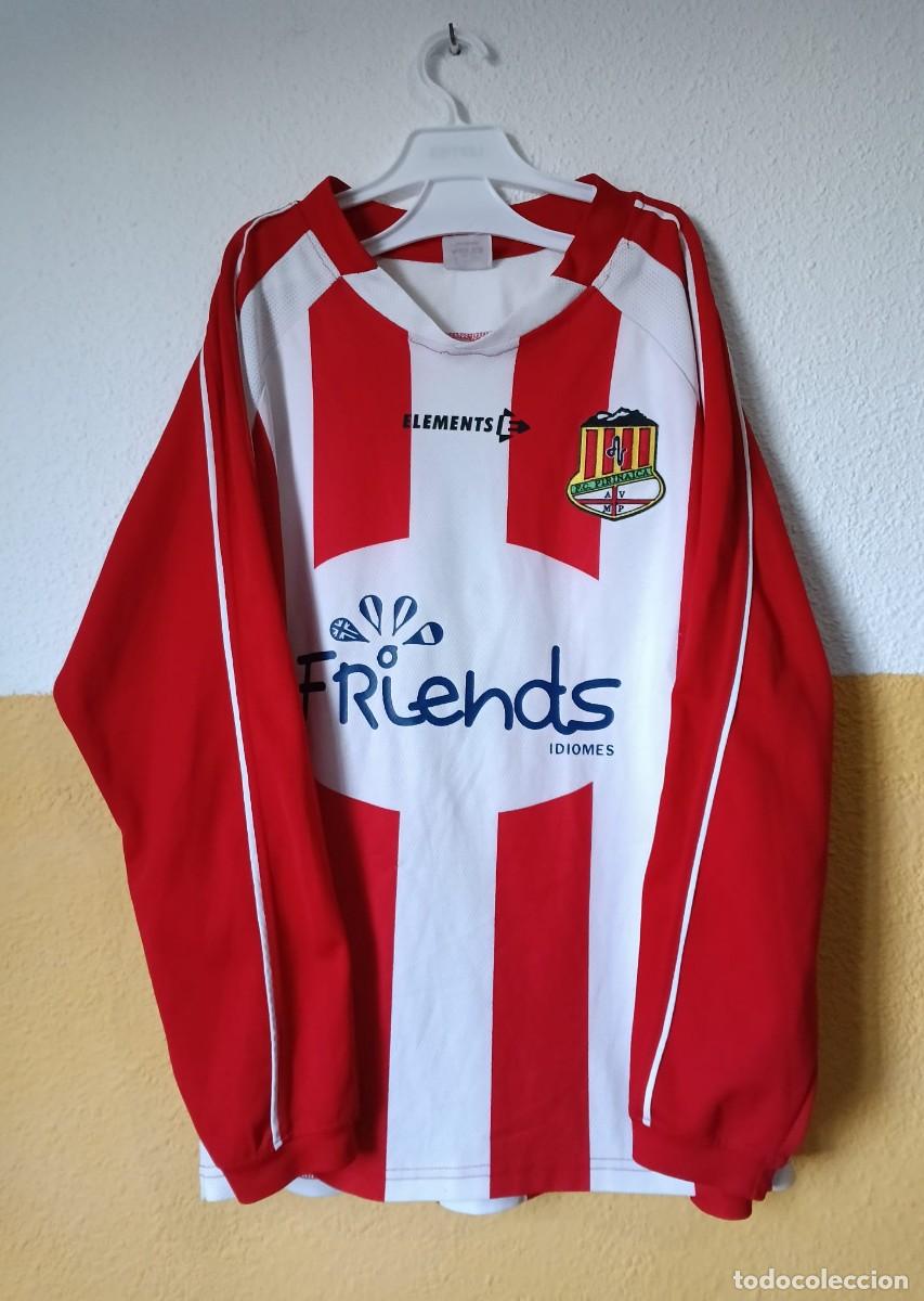 Coleccionismo deportivo: Camiseta FC pirinaica matchworn elements