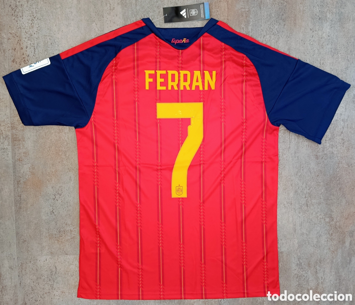 Coleccionismo deportivo: Camiseta Ferr&aacute;n Espa&ntilde;a Final Mundial 2026 Nueva