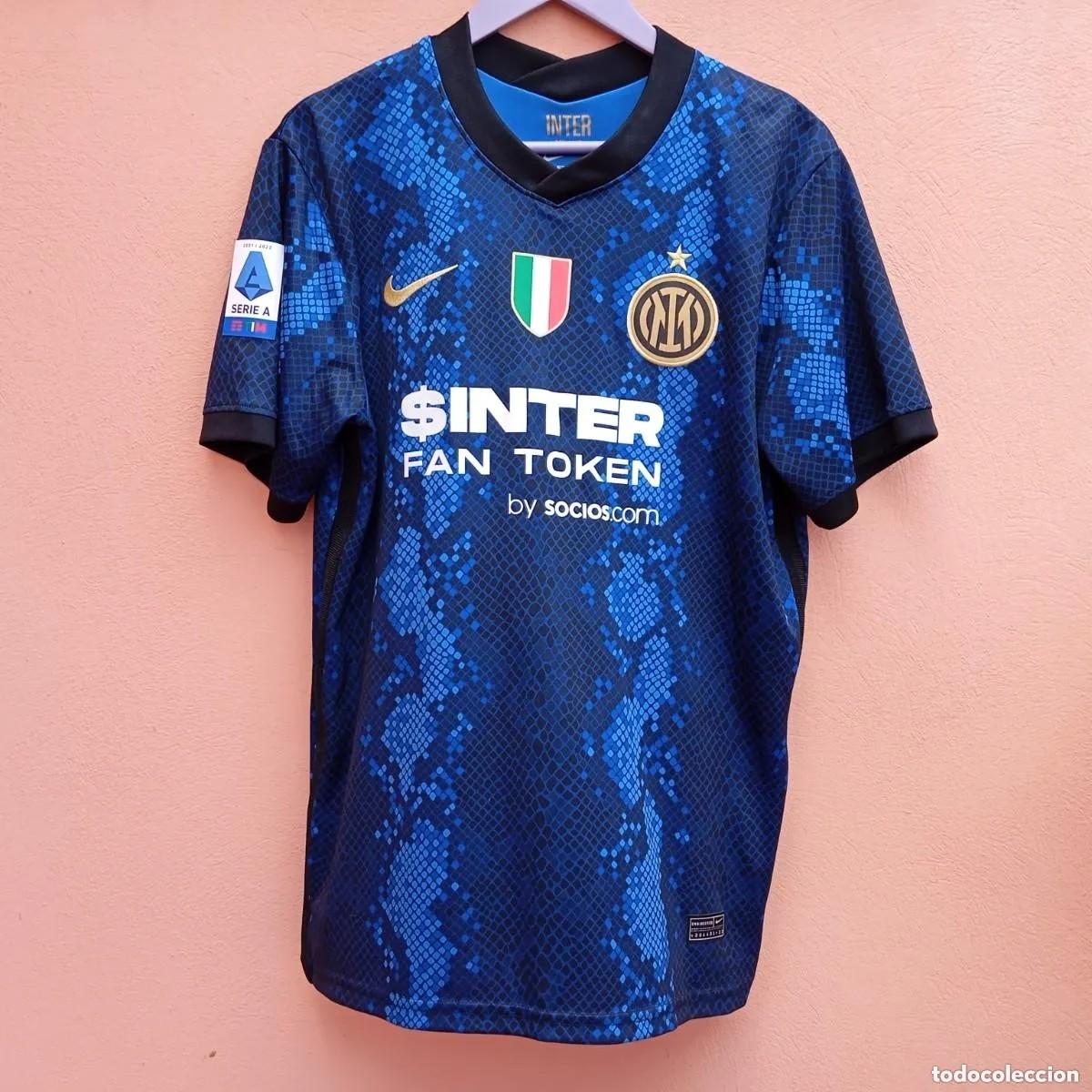 Coleccionismo deportivo: Camiseta Nike Inter Milan 2021 2022 Skriniar 37 Serie A Talla L Original SKU CV7891-428