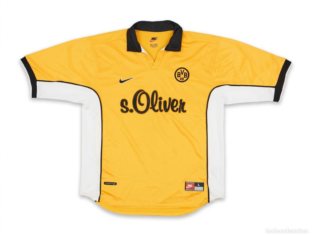 Coleccionismo deportivo: Vintage 1998 1999/2000 Borussia Dortmund Germany BVB Camiseta Home Trikot &ndash; Nike s.Oliver L