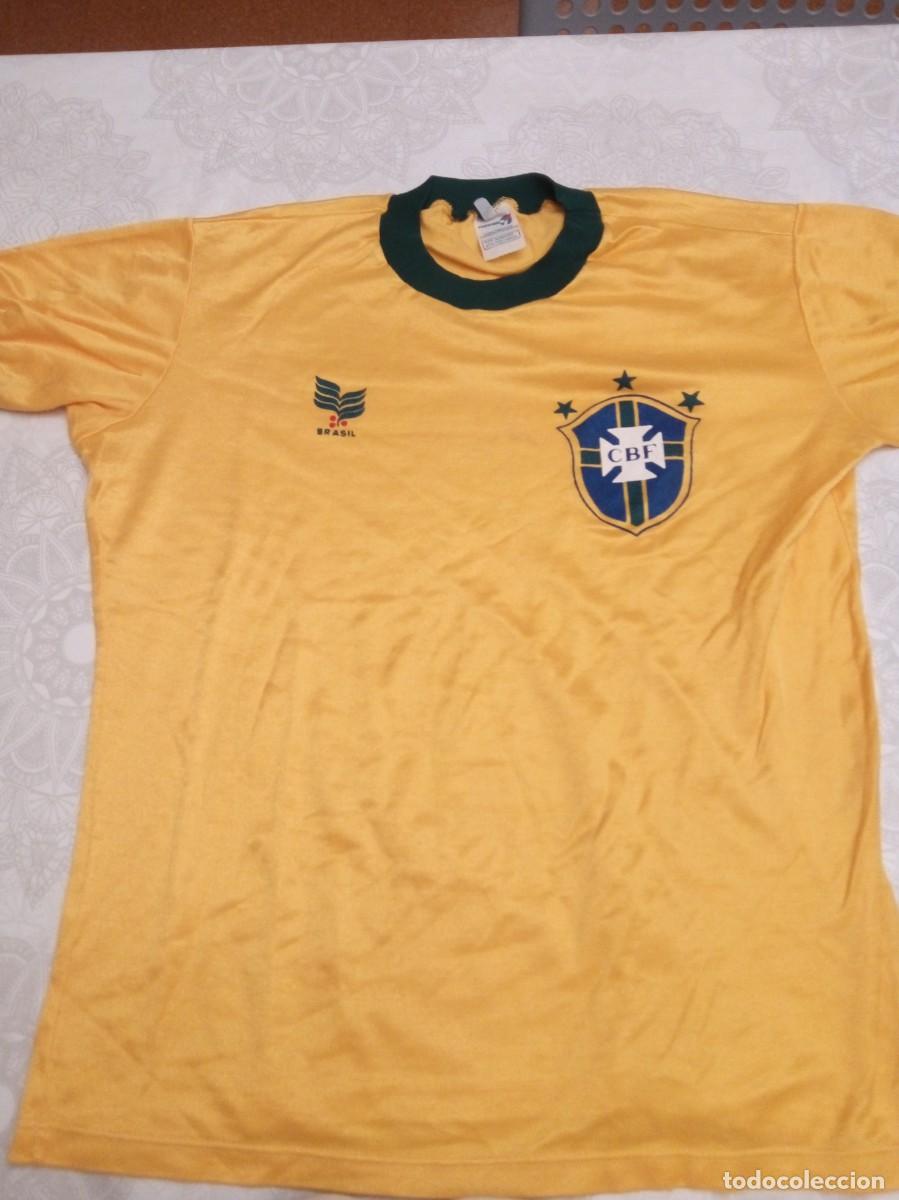 Coleccionismo deportivo: Camiseta Seleccion de Brasil