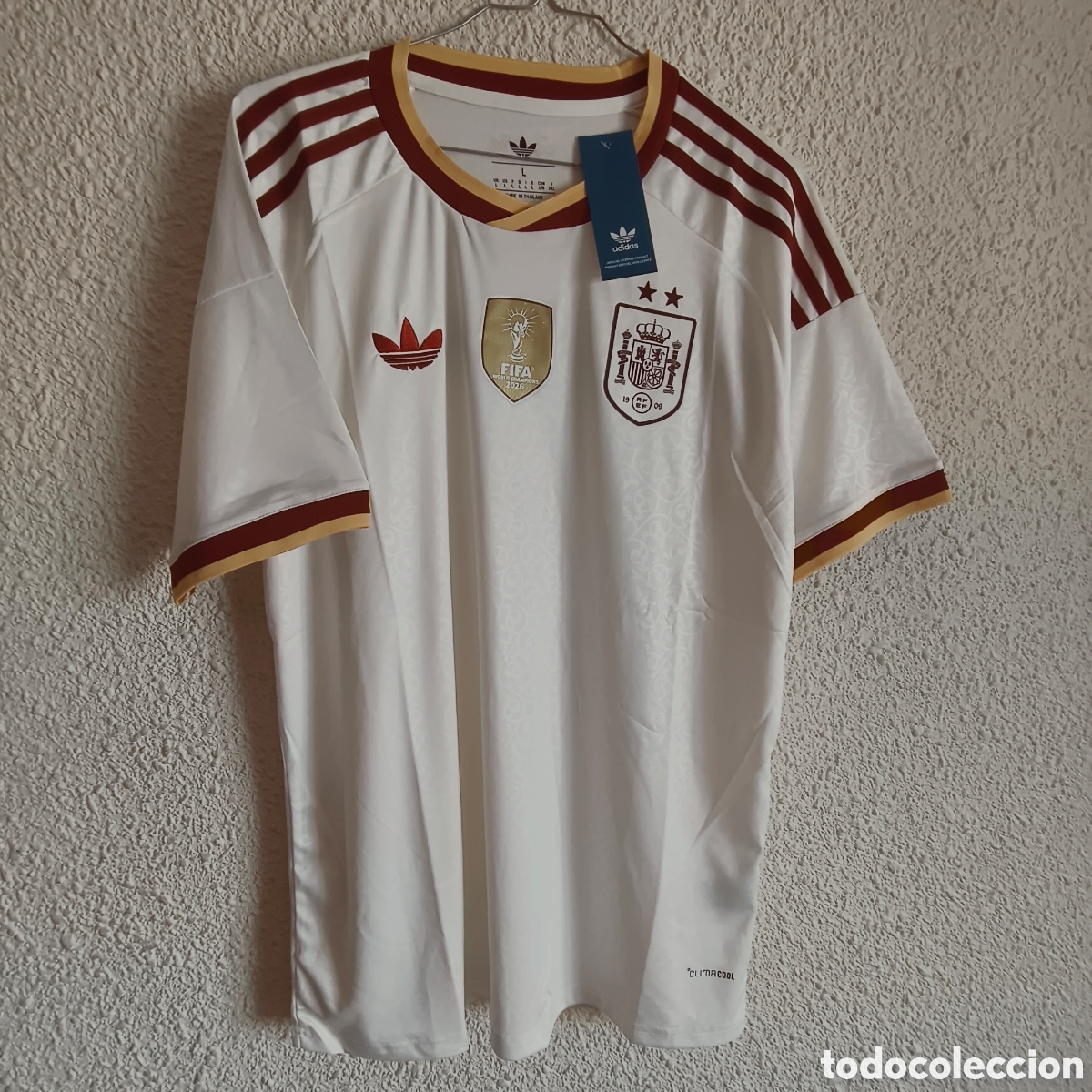 Coleccionismo deportivo: Espa&ntilde;a Blanca. Tallas L y XL