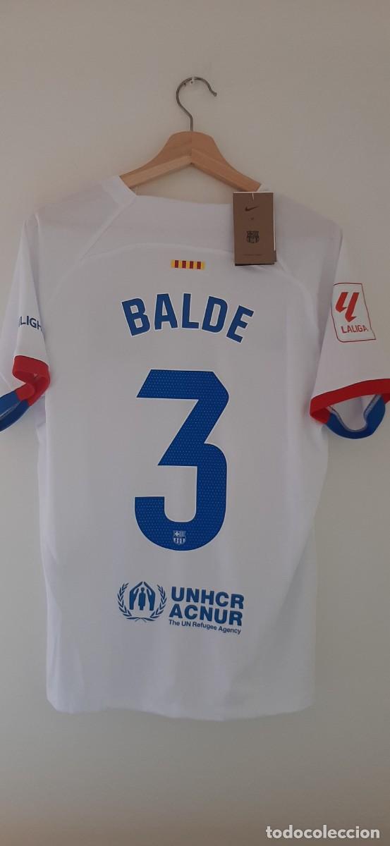 Coleccionismo deportivo: Camiseta Barcelona Balde, con etiquetas