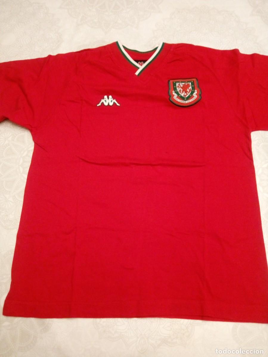 Coleccionismo deportivo: Camiseta de la selecci&oacute;n de Gales