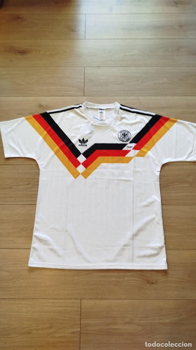 Coleccionismo deportivo: Camiseta Alemania Mundial 90 Matth&auml;us XXL