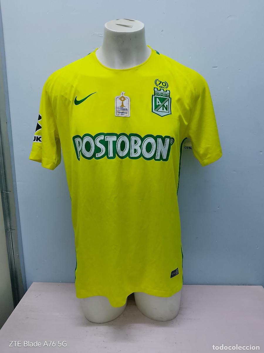 Coleccionismo deportivo: Atletico Nacional de Medellin camiseta futbol colombia football shirt L 58cts