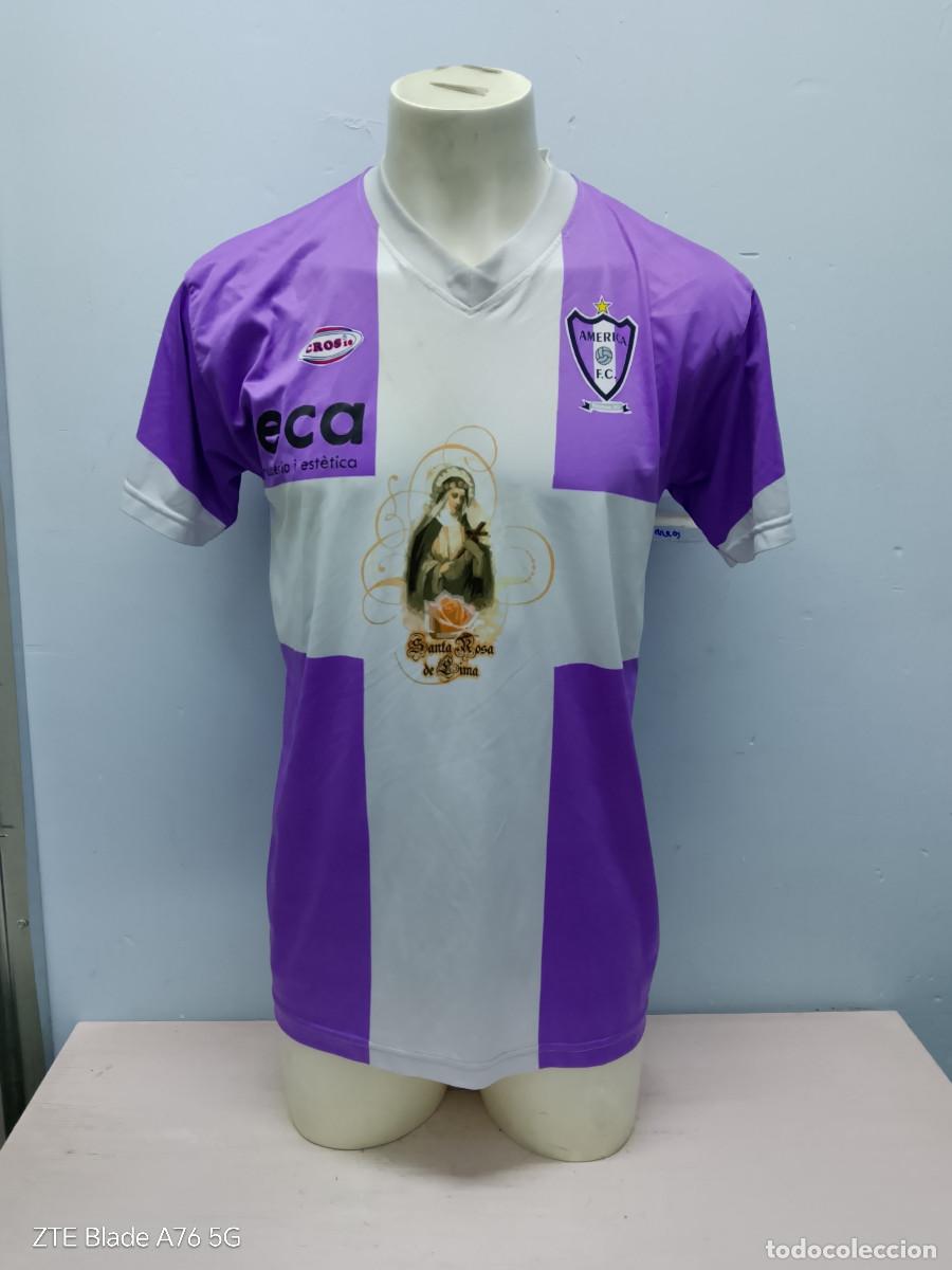 Coleccionismo deportivo: FC America Santa Rosa de Lima Peru camiseta futbol football shirt M 57cts evangelico