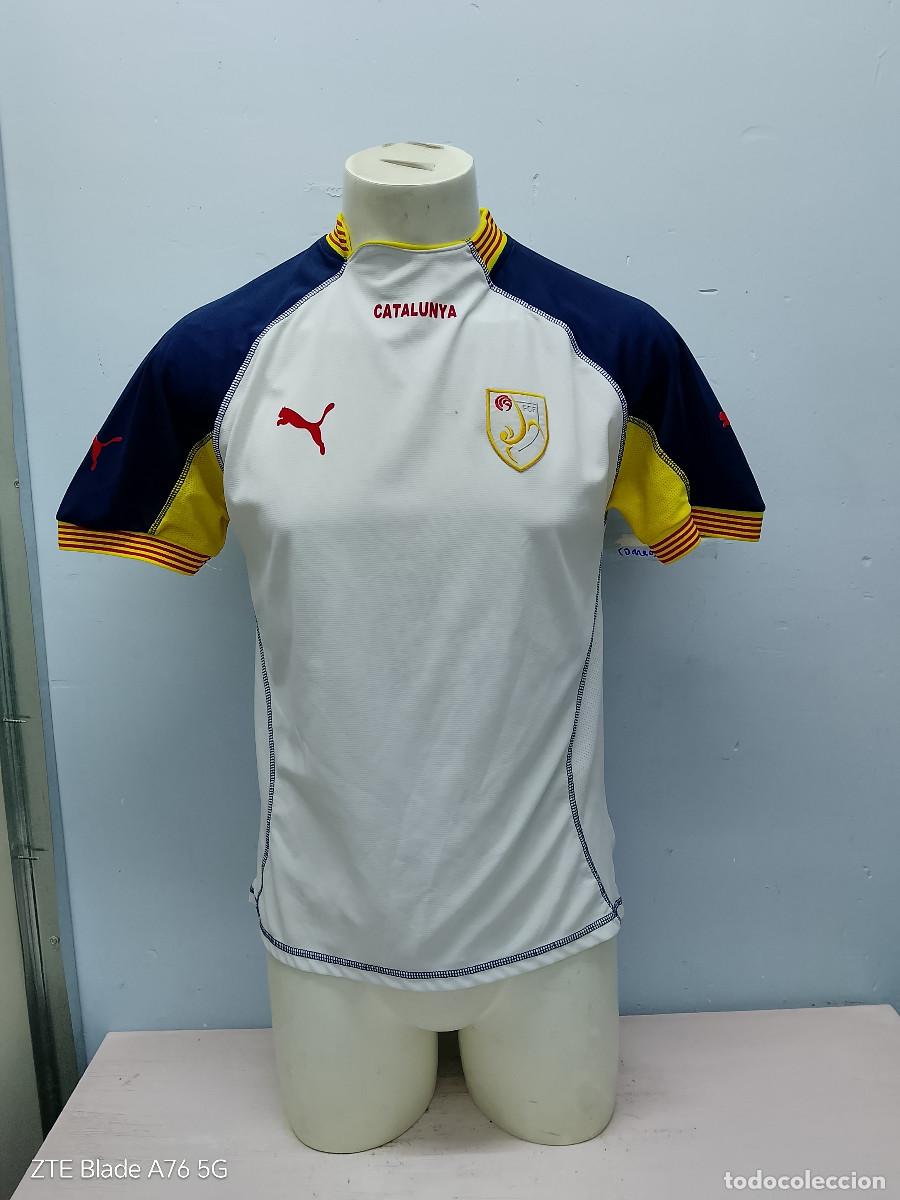 Coleccionismo deportivo: Catalunya futsal (dorsal borrado) camiseta futbol football shirt L 56ctst