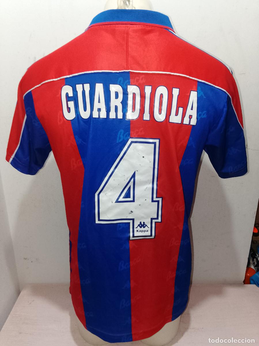 Coleccionismo deportivo: Guardiola FC Barcelona replic kappa camiseta futbol football shirt edicion M-L 55cts