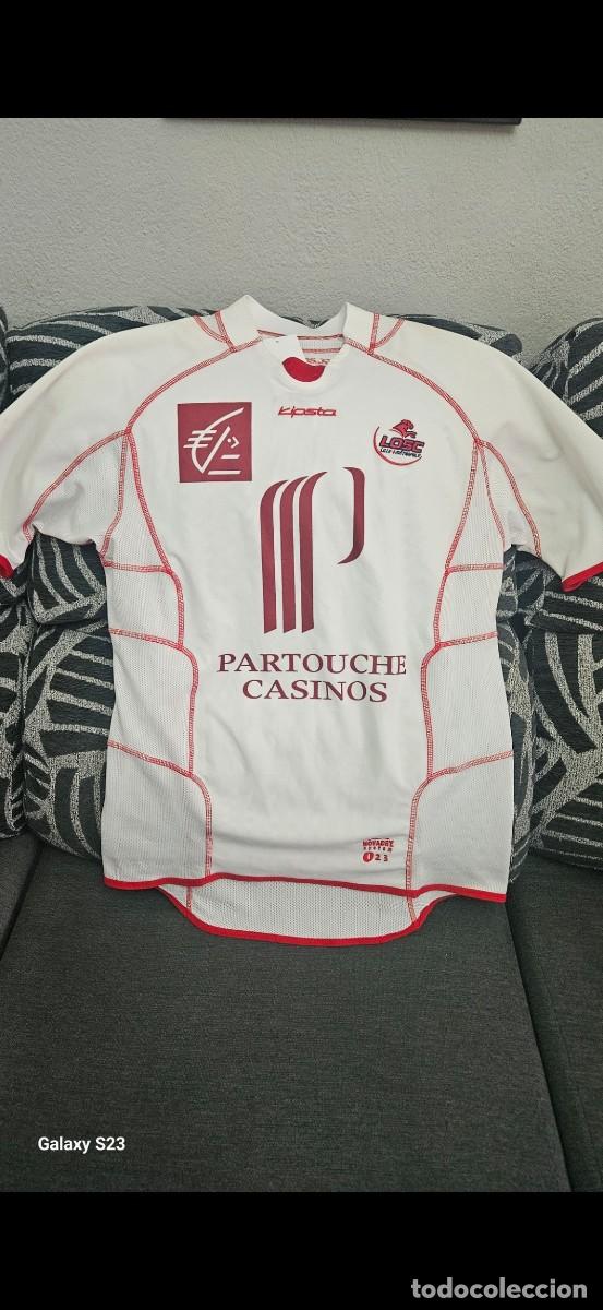 Coleccionismo deportivo: Camiseta Lille LOSC 2003/2004 Segunda Equipaci&oacute;n Kipsta - Talla XL