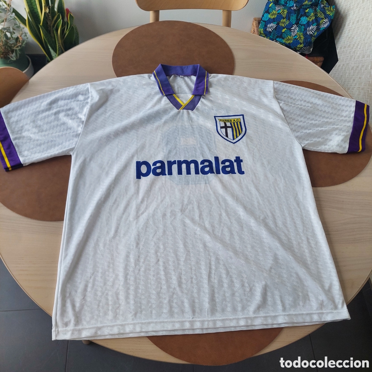 Coleccionismo deportivo: Camiseta local Parma 93-95