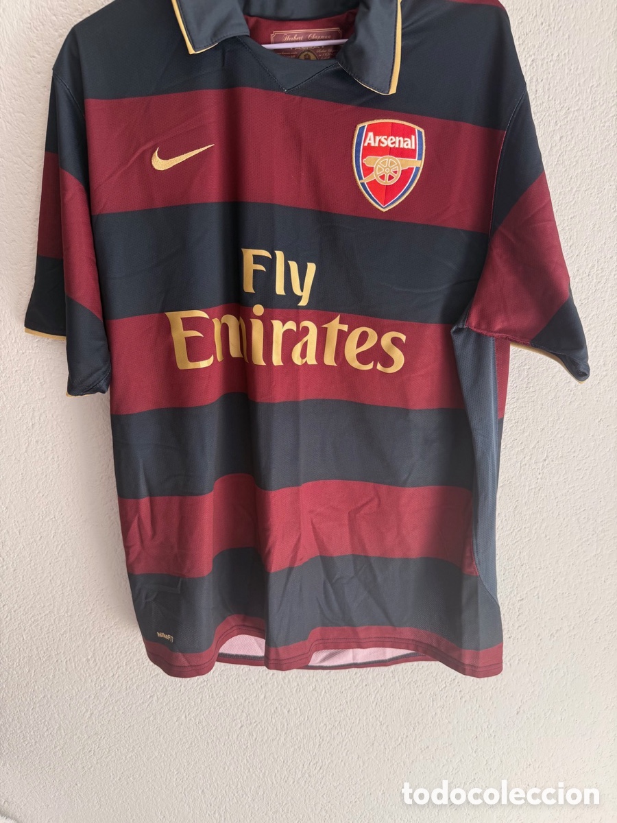 Coleccionismo deportivo: Arsenal 2007/08 Herbert Chapman Third Shirt &ndash; Nike &ndash; Size Large