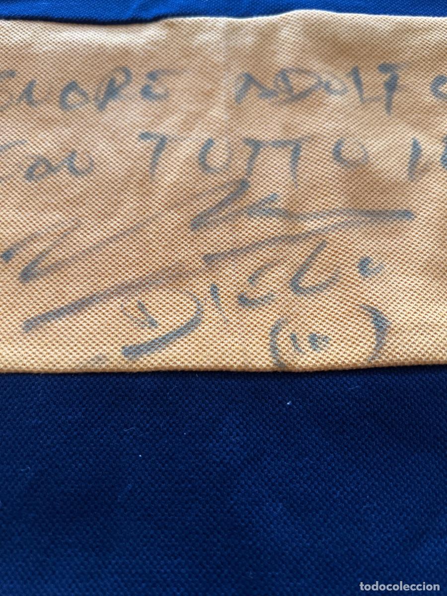 Coleccionismo deportivo: Camiseta autografiada Maradona firma aut&oacute;grafo