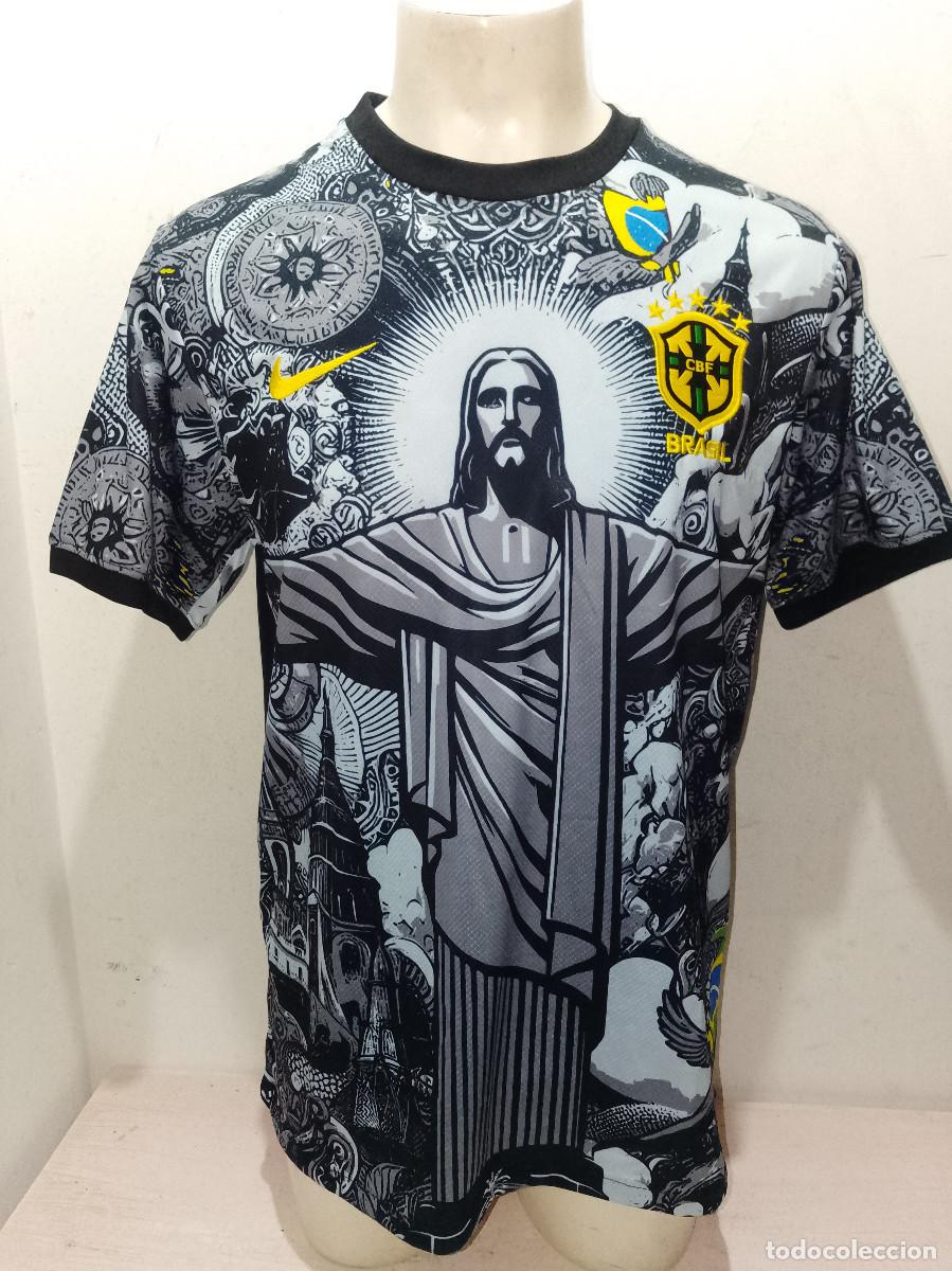 Coleccionismo deportivo: Brasil camiseta futbol seleccion football shirt xl 56cts