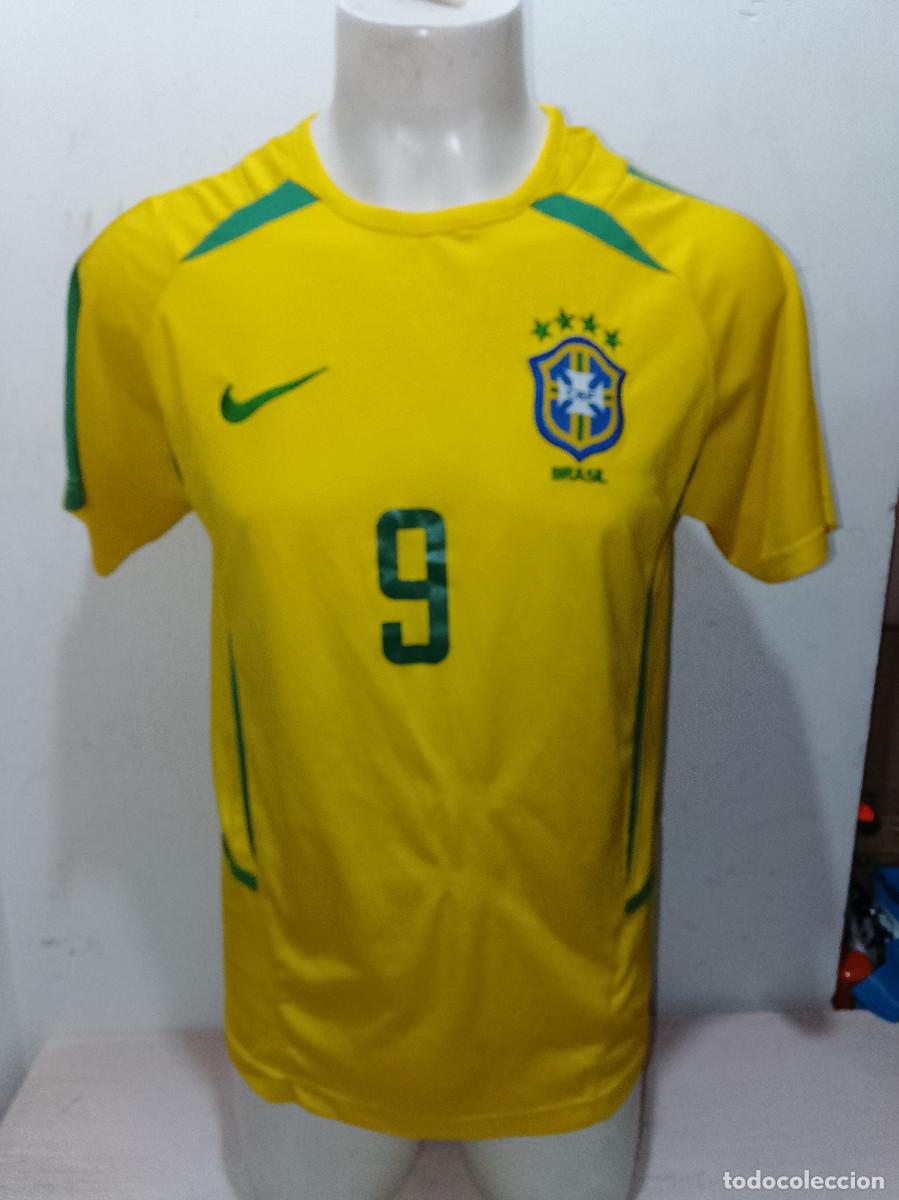 Coleccionismo deportivo: Brasil mundial Korea Japan camiseta futbol (mal estado) L 54cts