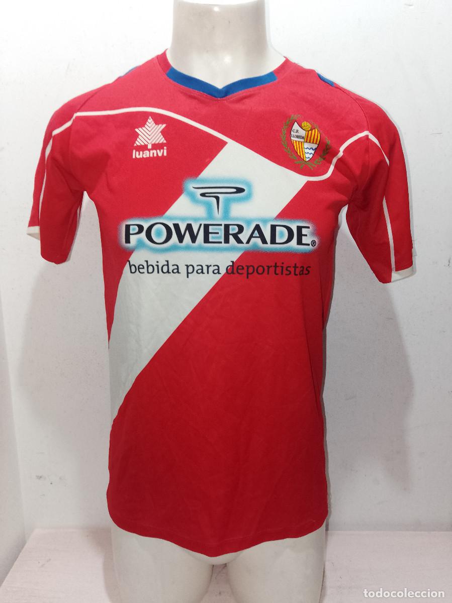 Coleccionismo deportivo: CF Lloreda Badalona camiseta futbol football shirt M 52cts catalunya