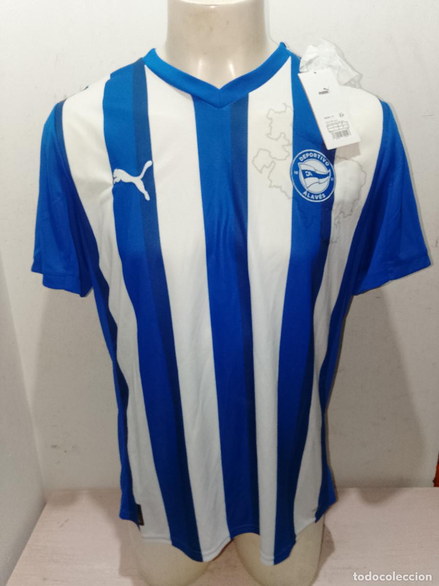 Coleccionismo deportivo: Deportivo Alaves camiseta futbol football shirt L 59cts